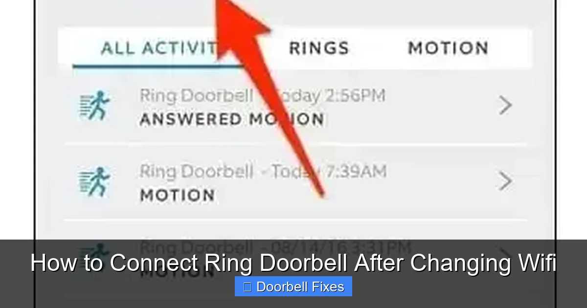 How to Connect Ring Doorbell After Changing Wifi