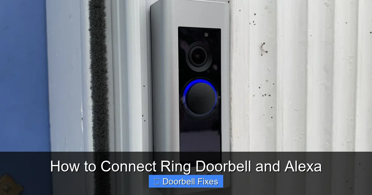 How to Connect Ring Doorbell and Alexa