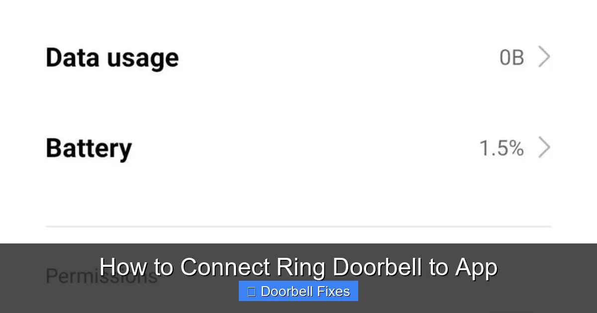 How to Connect Ring Doorbell to App