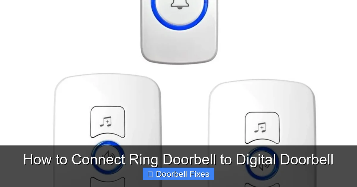 How to Connect Ring Doorbell to Digital Doorbell