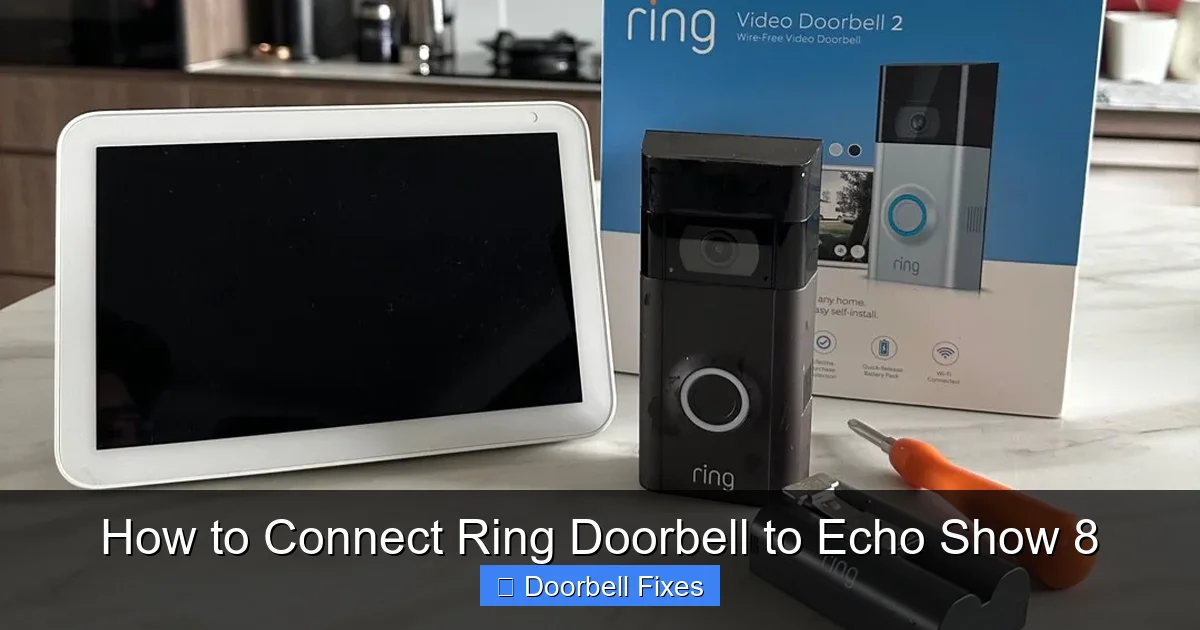 How to Connect Ring Doorbell to Echo Show 8