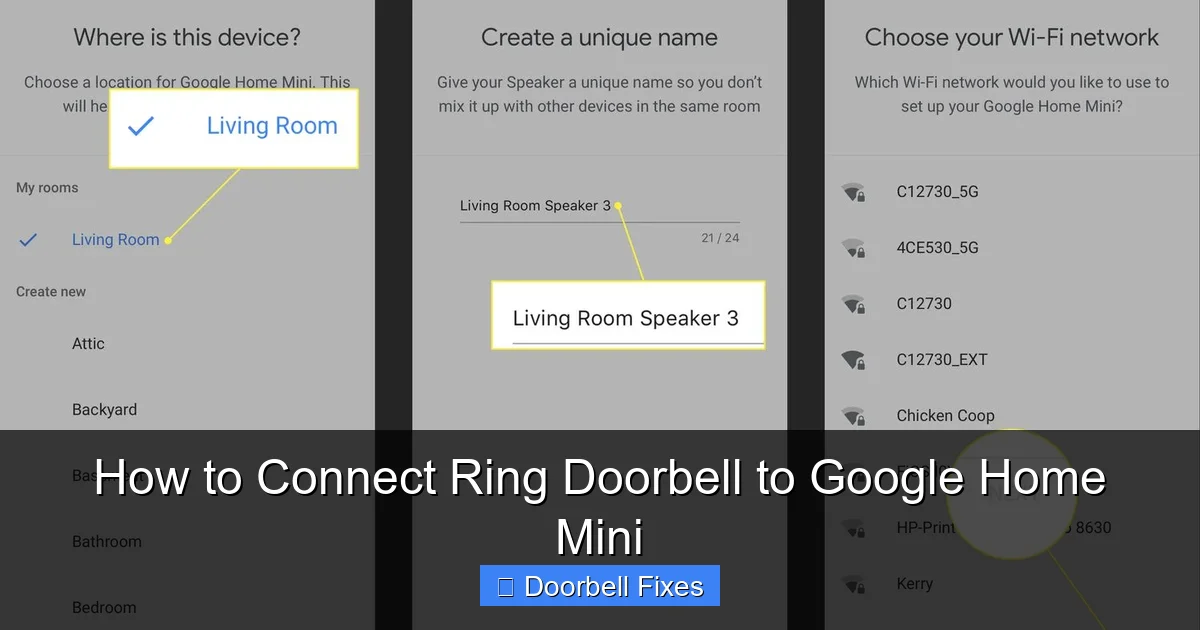 How to Connect Ring Doorbell to Google Home Mini