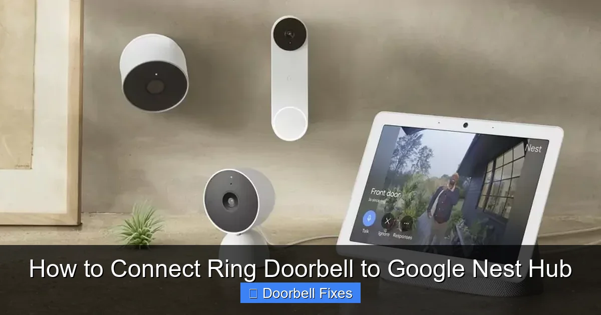 How to Connect Ring Doorbell to Google Nest Hub