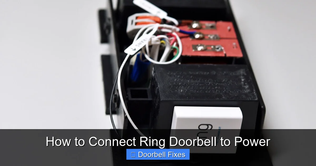 How to Connect Ring Doorbell to Power