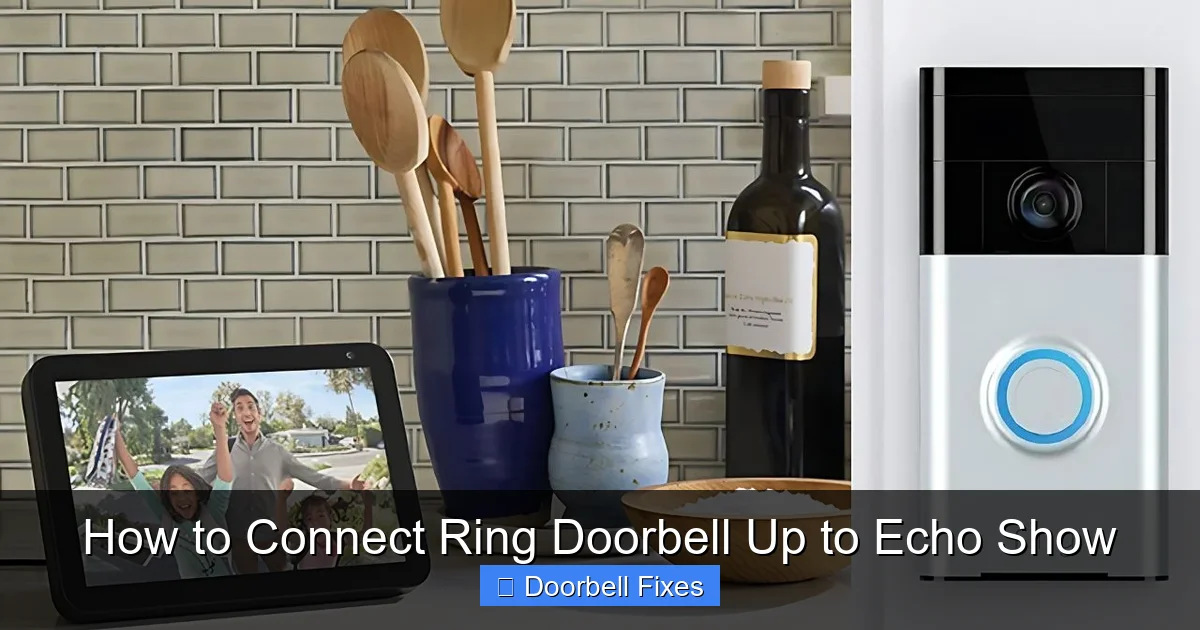 How to Connect Ring Doorbell Up to Echo Show
