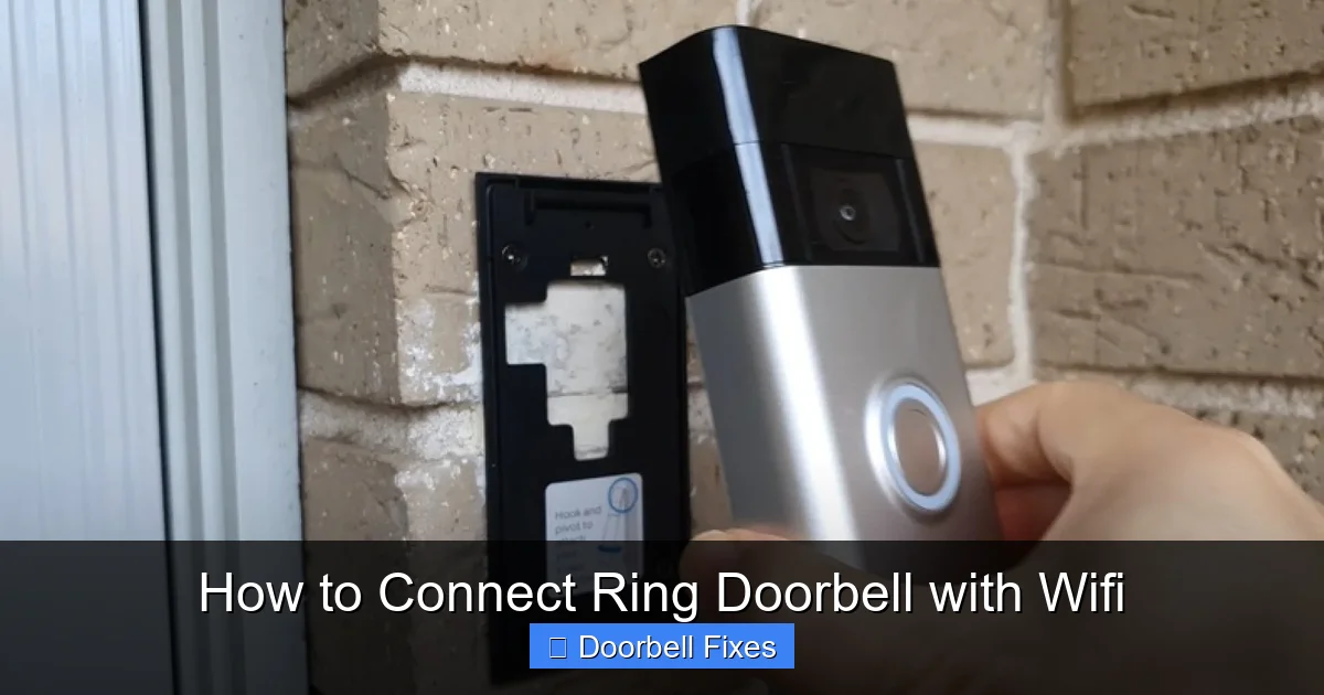 How to Connect Ring Doorbell with Wifi