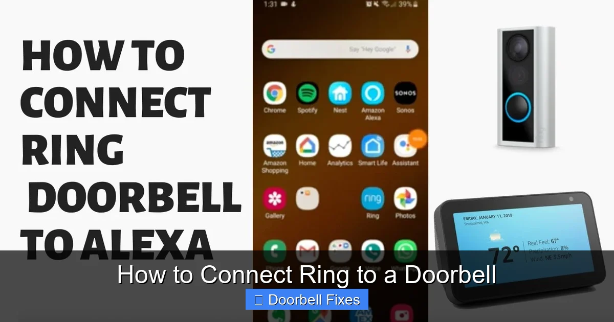 How to Connect Ring to a Doorbell