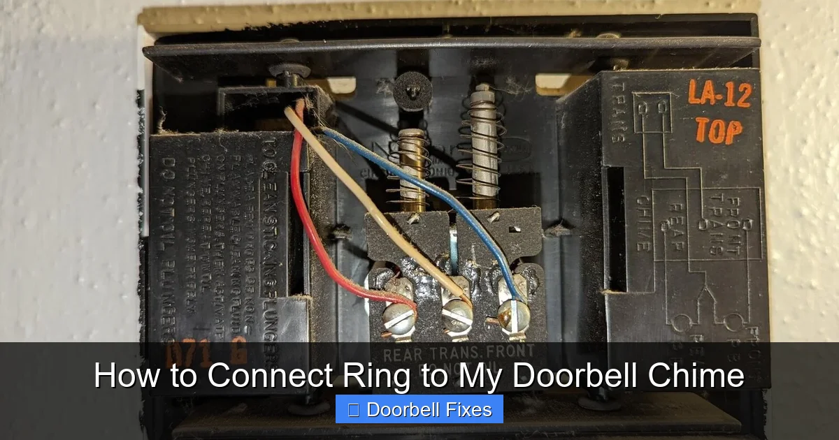 How to Connect Ring to My Doorbell Chime