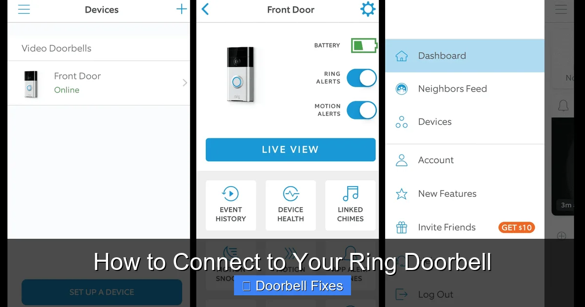 How to Connect to Your Ring Doorbell