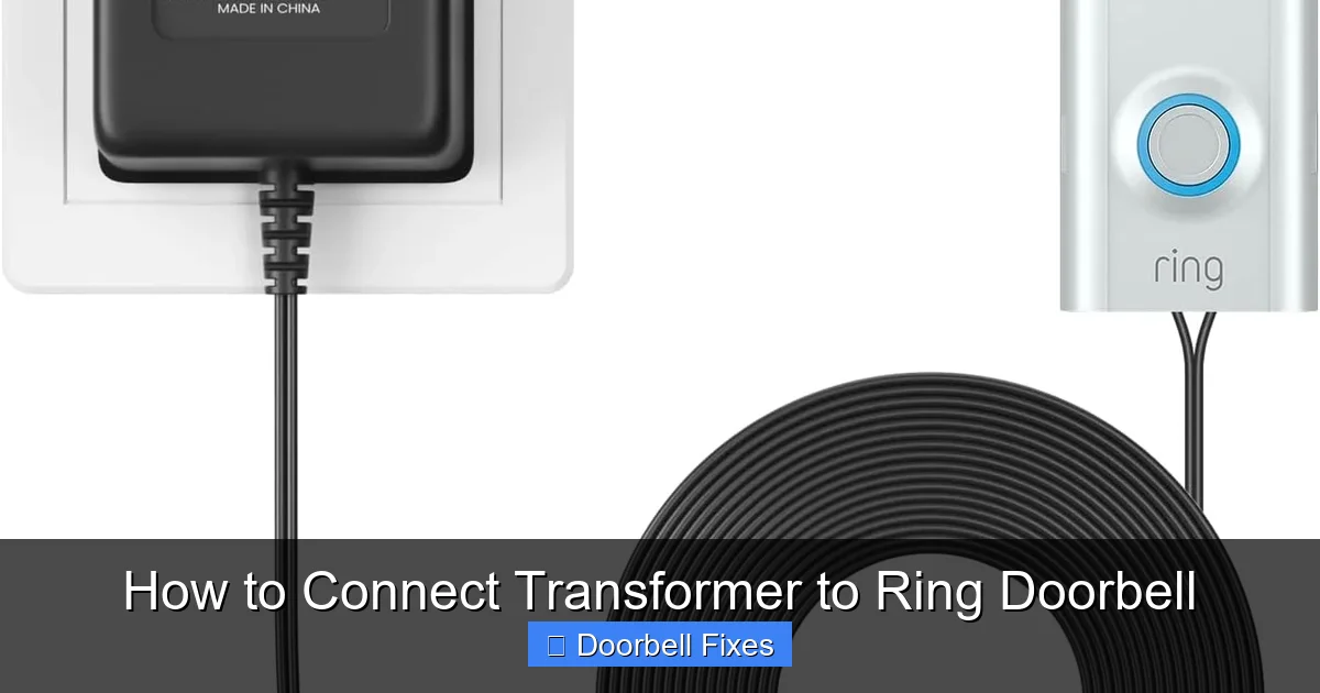 How to Connect Transformer to Ring Doorbell