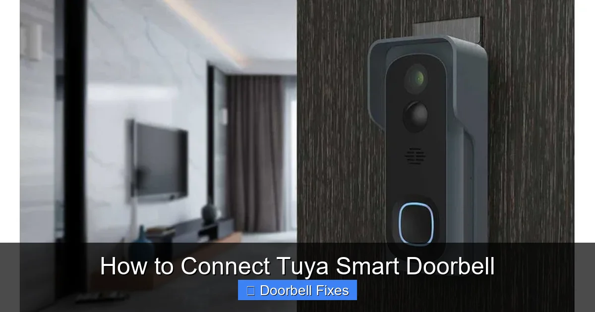 How to Connect Tuya Smart Doorbell