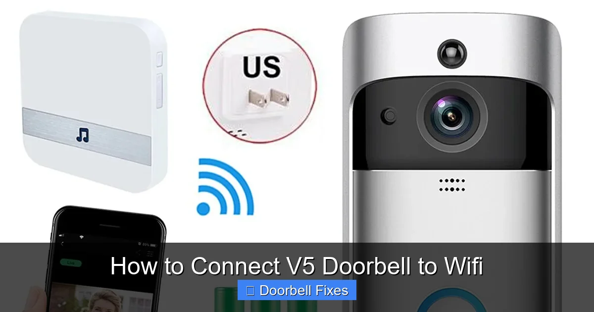 How to Connect V5 Doorbell to Wifi