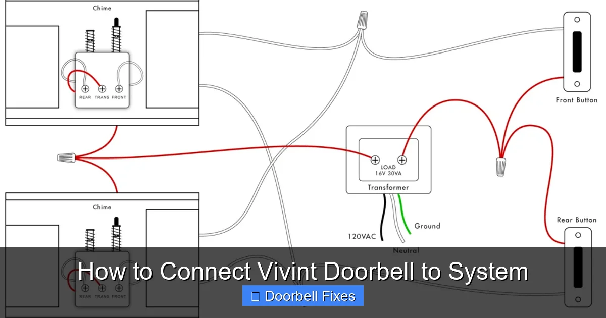 How to Connect Vivint Doorbell to System