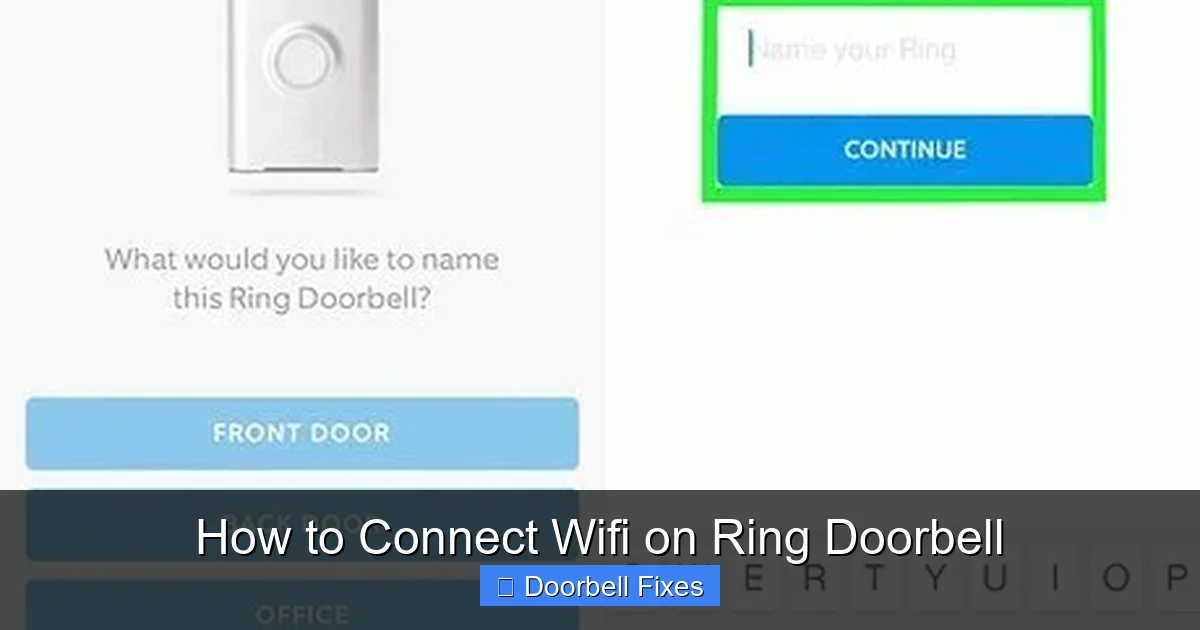 How to Connect Wifi on Ring Doorbell