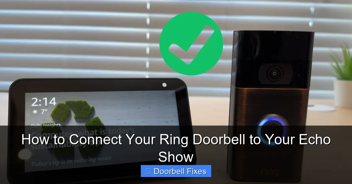 How to Connect Your Ring Doorbell to Your Echo Show