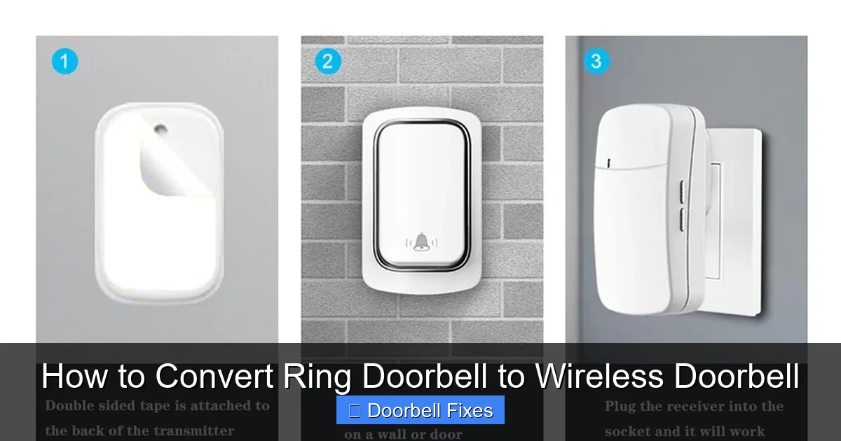 How to Convert Ring Doorbell to Wireless Doorbell