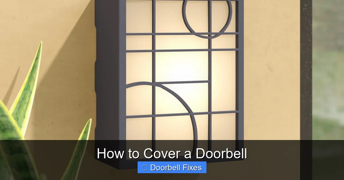 How to Cover a Doorbell