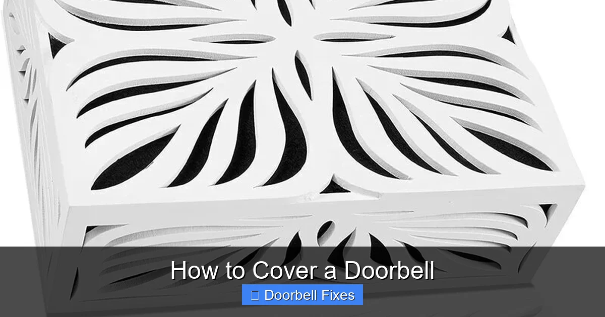 How to Cover a Doorbell
