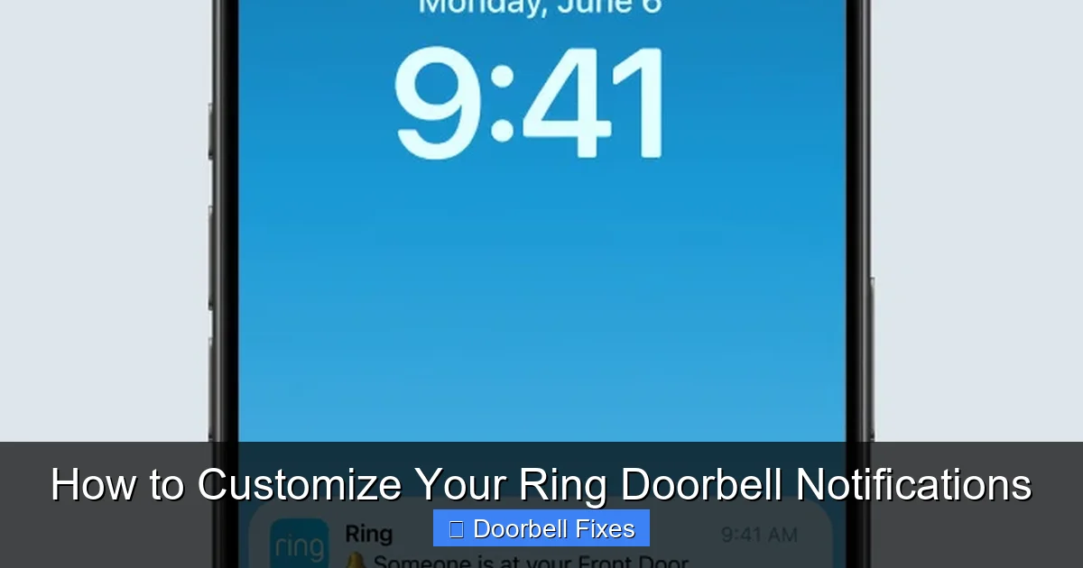 How to Customize Your Ring Doorbell Notifications