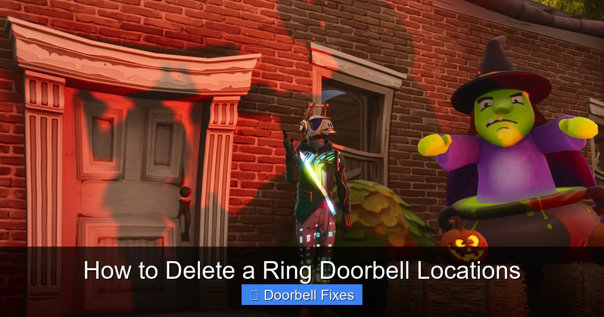 How to Delete a Ring Doorbell Locations
