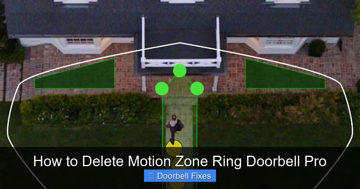How to Delete Motion Zone Ring Doorbell Pro