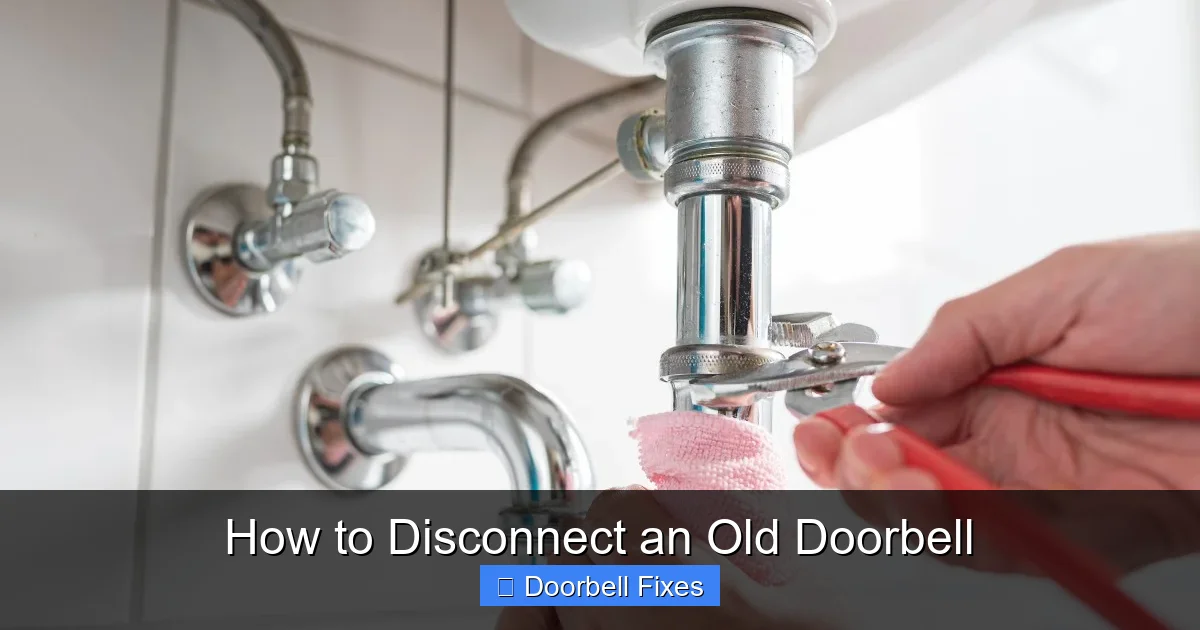 How to Disconnect an Old Doorbell