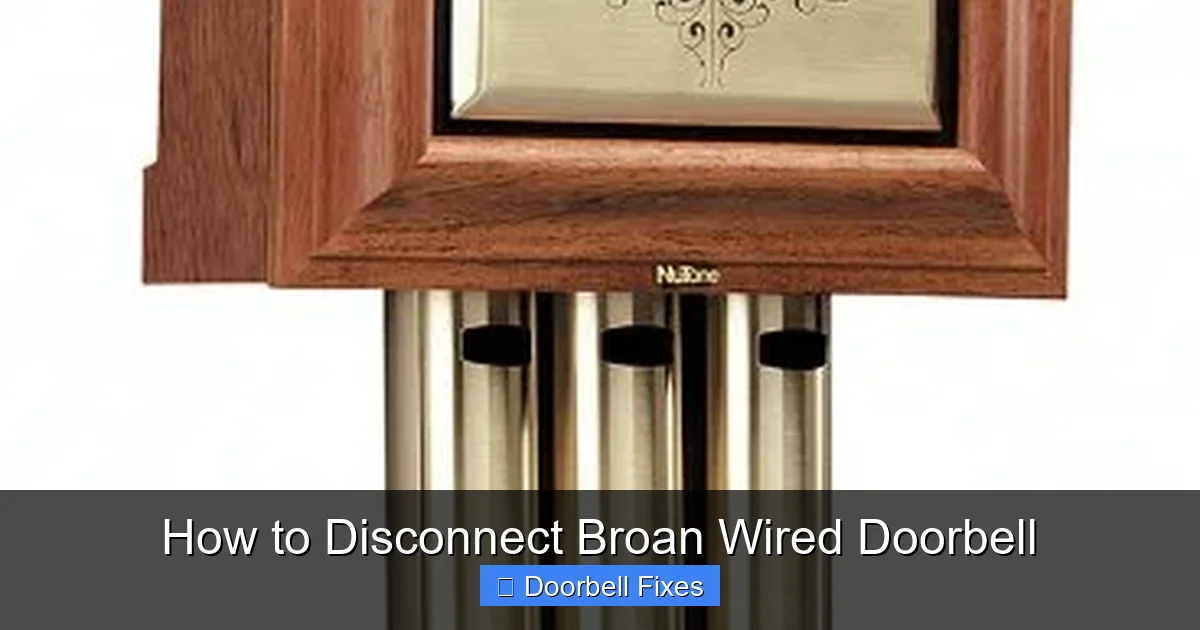 How to Disconnect Broan Wired Doorbell