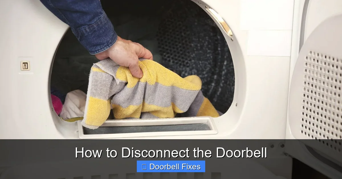 How to Disconnect the Doorbell