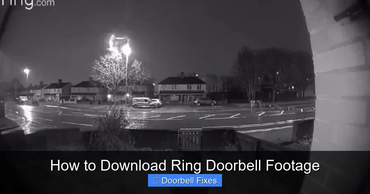How to Download Ring Doorbell Footage