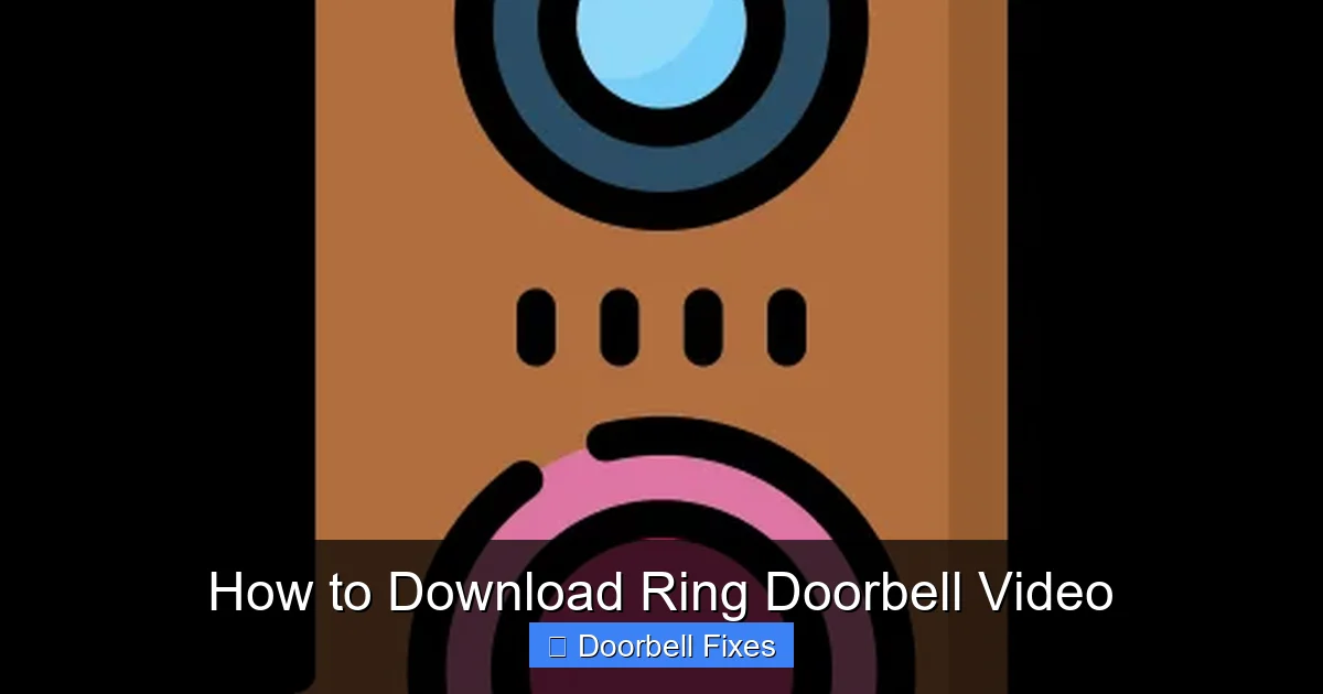 How to Download Ring Doorbell Video