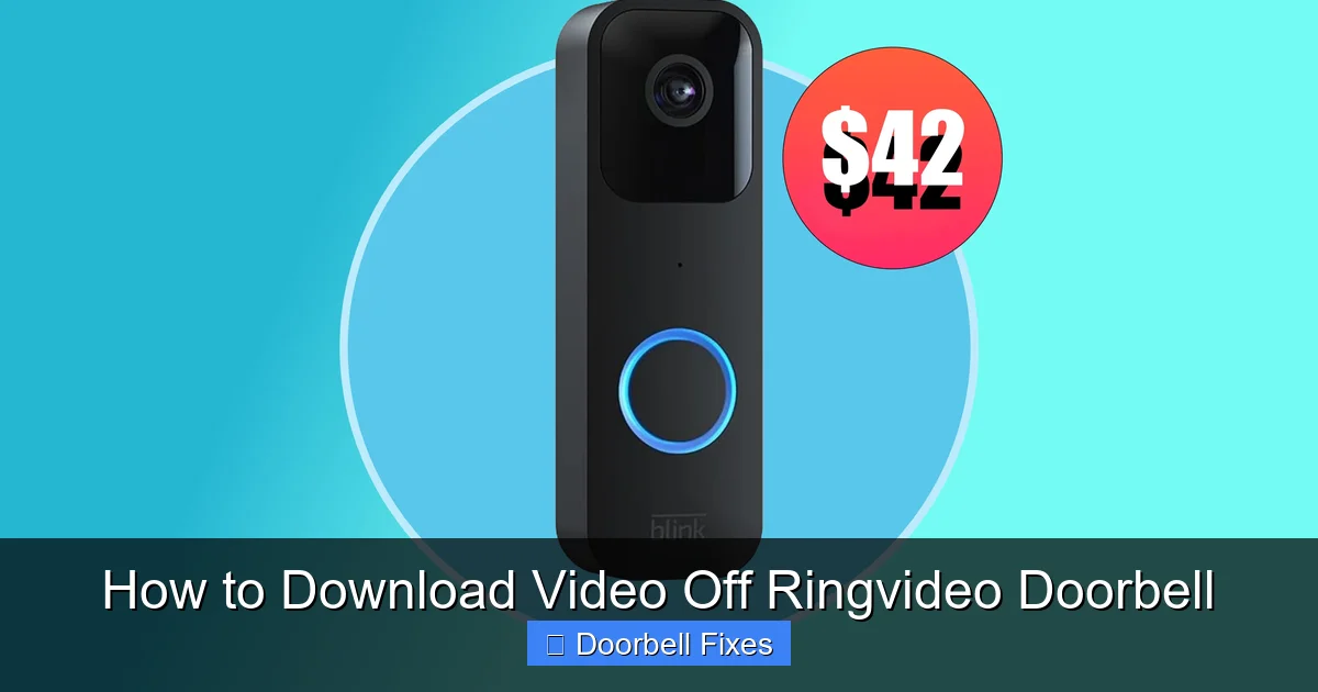 How to Download Video Off Ringvideo Doorbell
