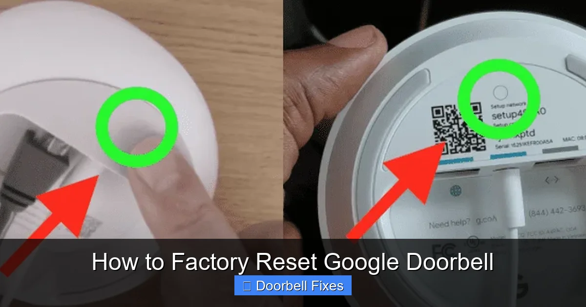 How to Factory Reset Google Doorbell