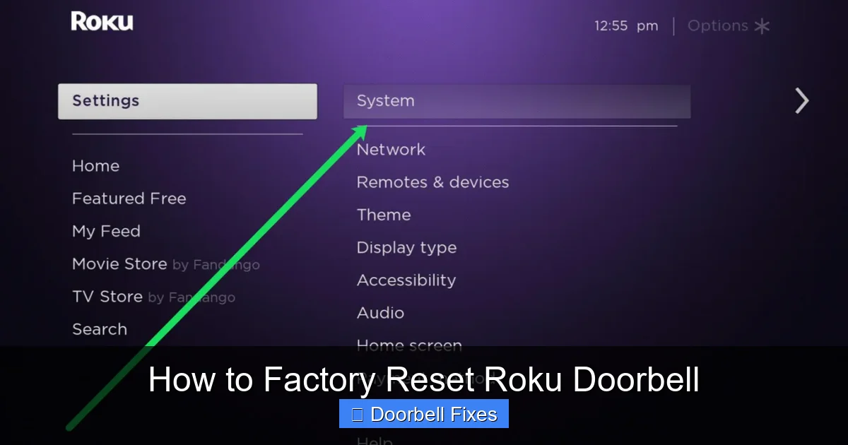 How to Factory Reset Roku Doorbell
