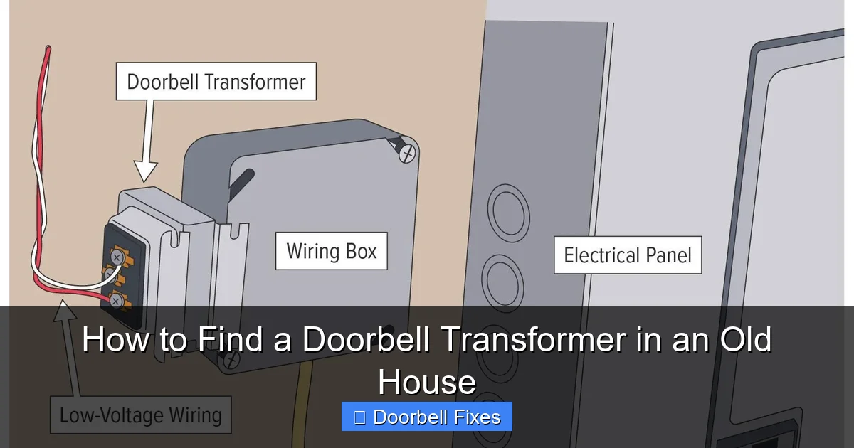 How to Find a Doorbell Transformer in an Old House