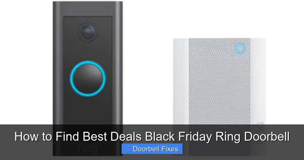 How to Find Best Deals Black Friday Ring Doorbell