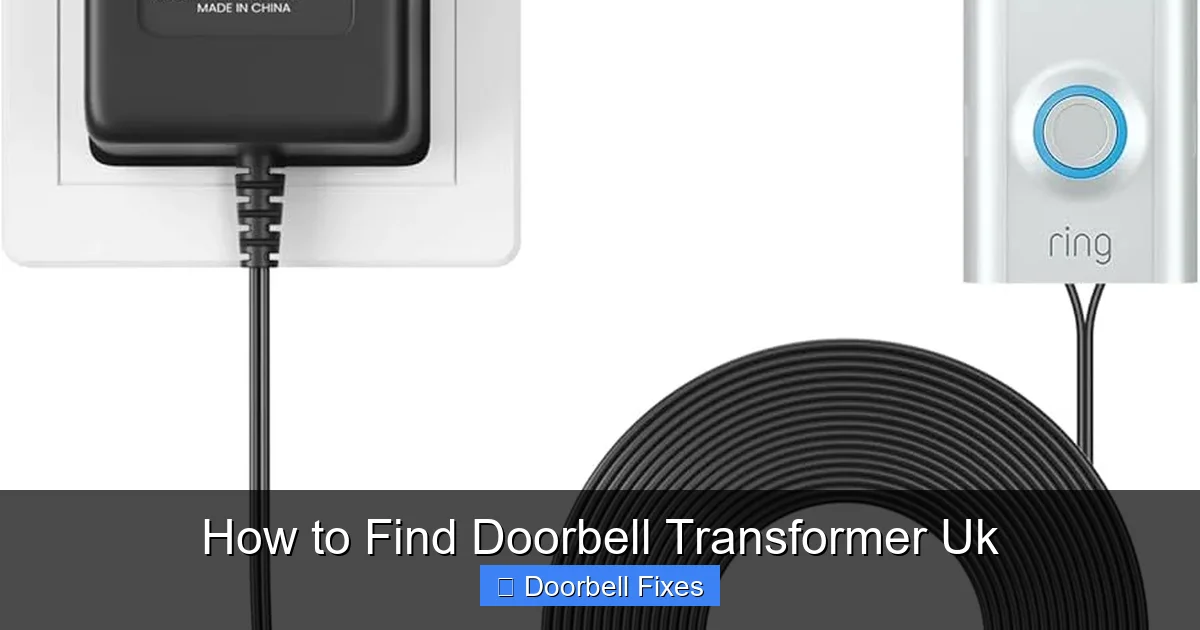 How to Find Doorbell Transformer Uk