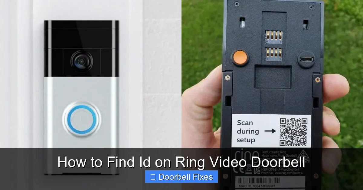 How to Find Id on Ring Video Doorbell