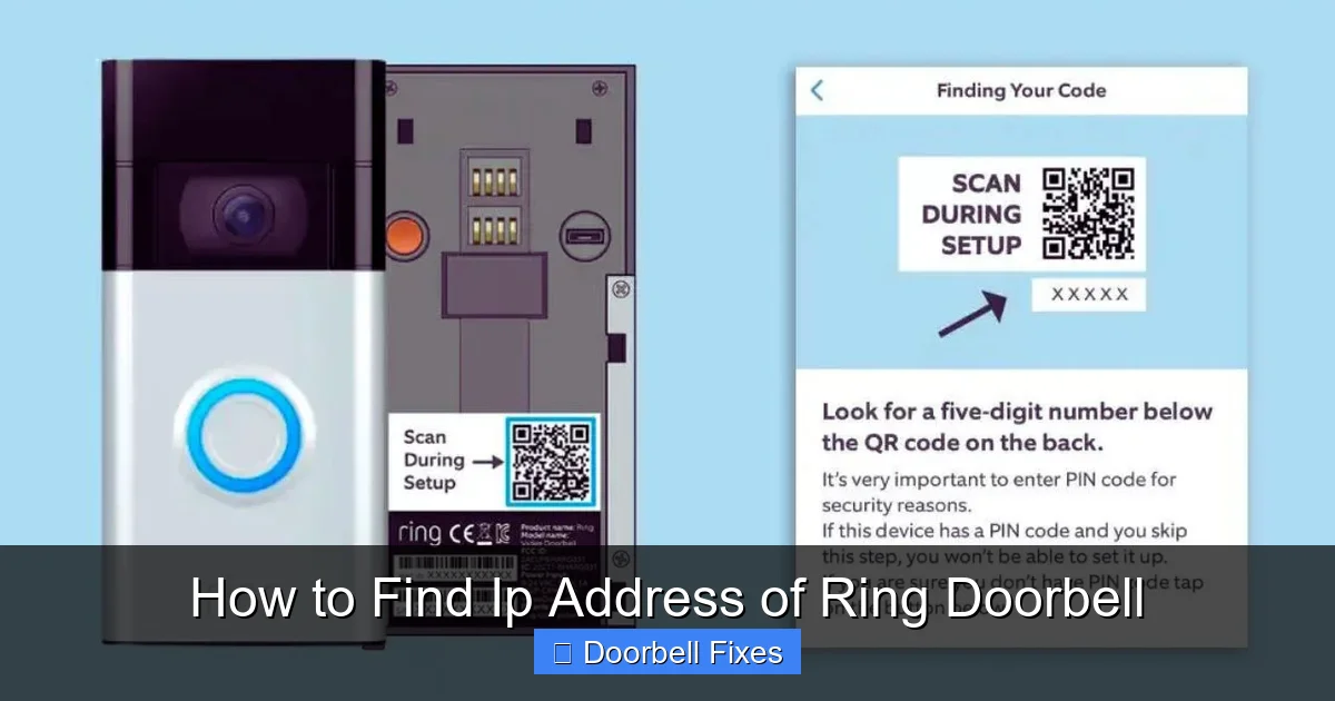 How to Find Ip Address of Ring Doorbell