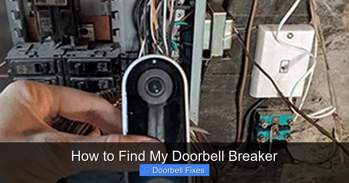 How to Find My Doorbell Breaker