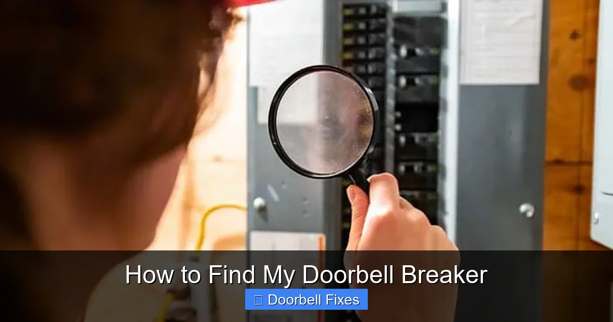 How to Find My Doorbell Breaker