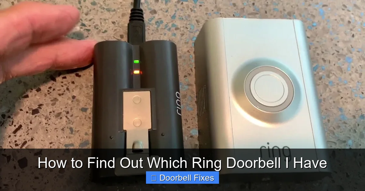 How to Find Out Which Ring Doorbell I Have