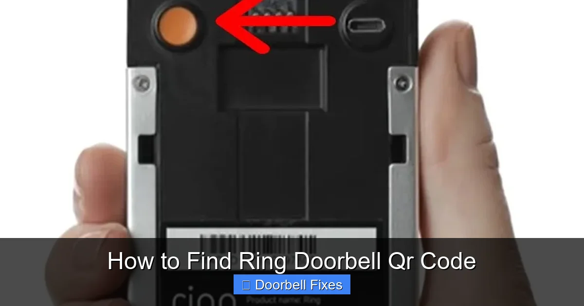 How to Find Ring Doorbell Qr Code