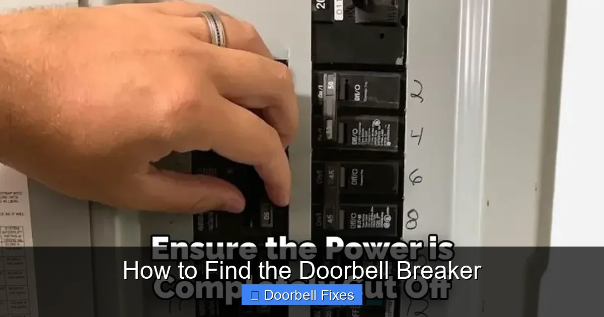 How to Find the Doorbell Breaker
