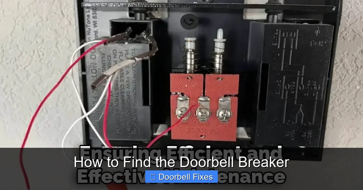 How to Find the Doorbell Breaker
