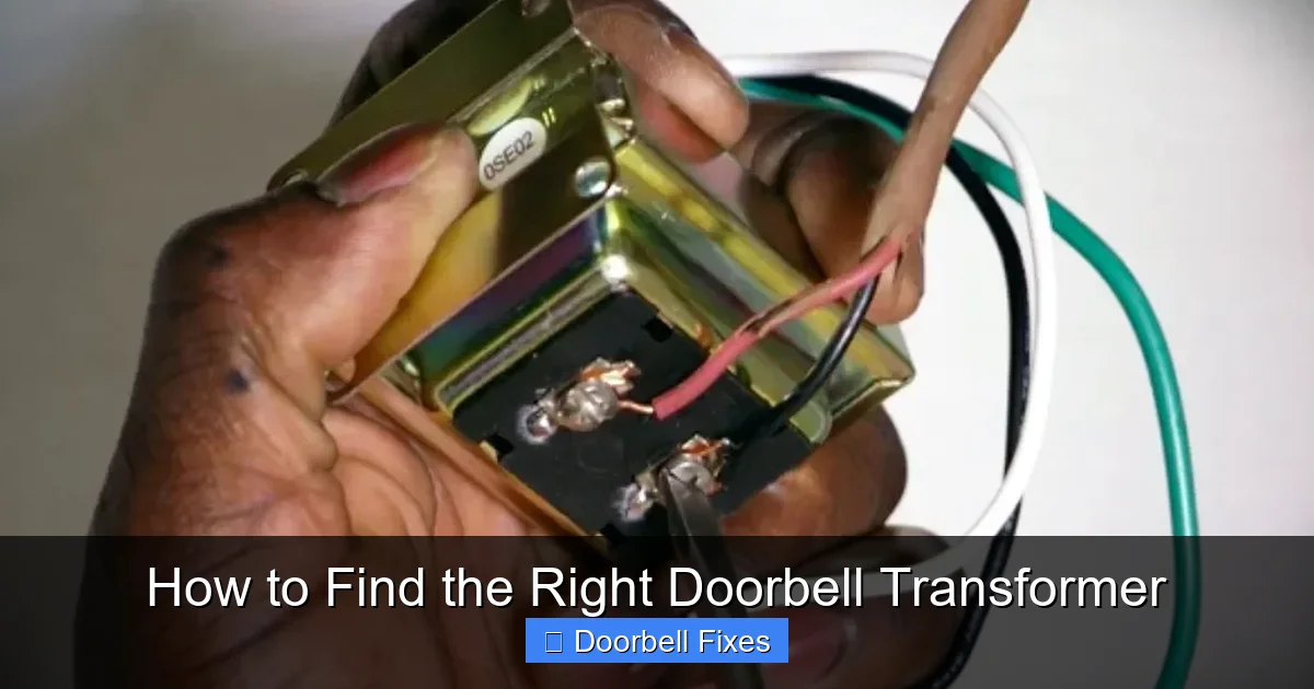 How to Find the Right Doorbell Transformer