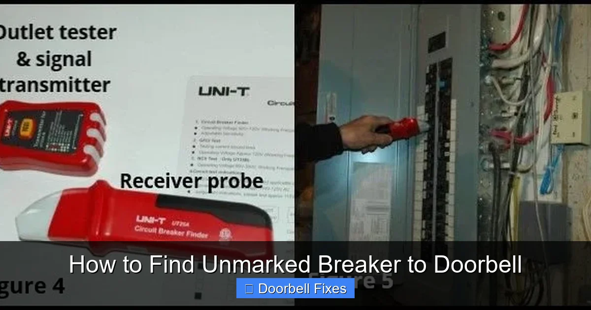 How to Find Unmarked Breaker to Doorbell
