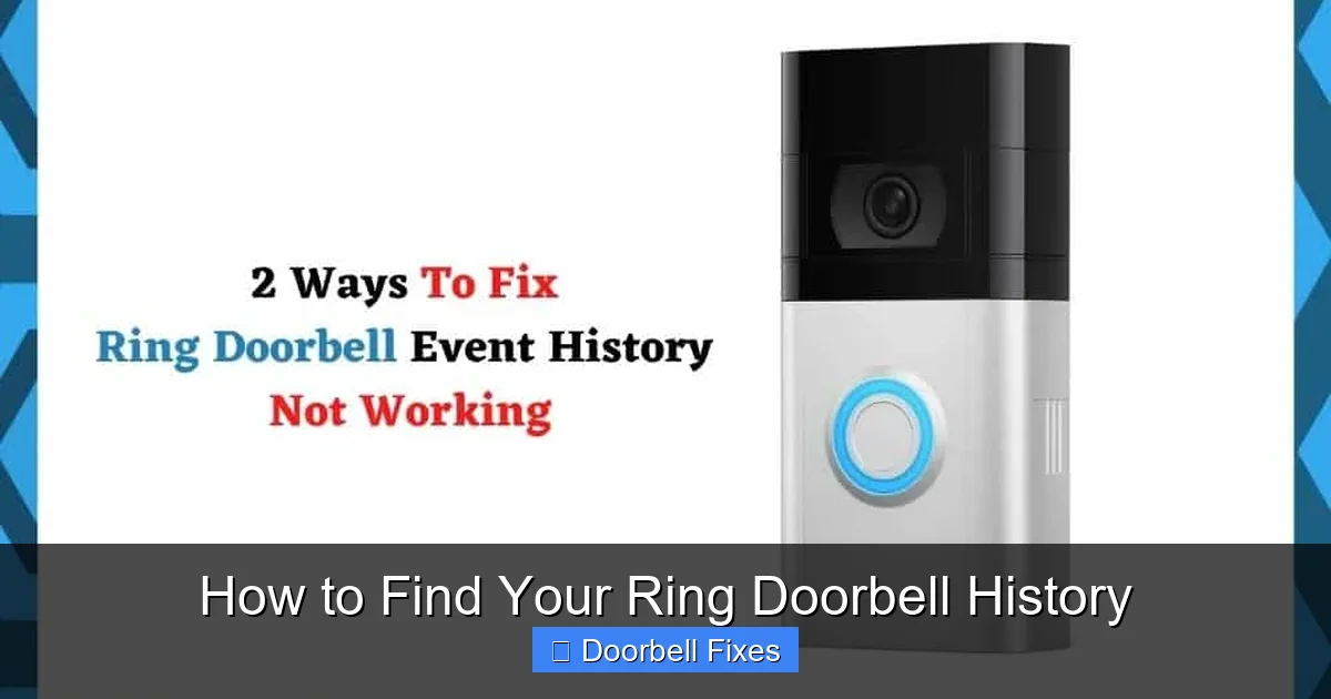 How to Find Your Ring Doorbell History