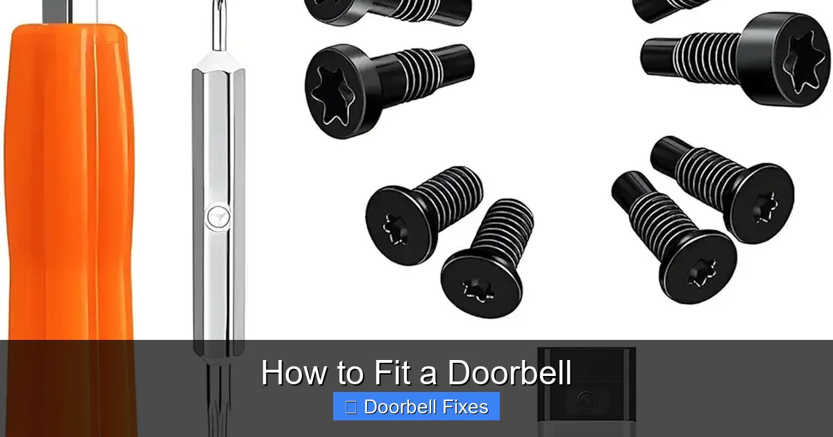 How to Fit a Doorbell