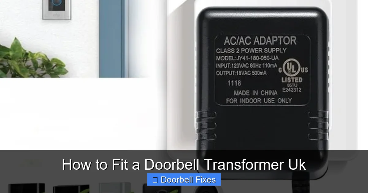 How to Fit a Doorbell Transformer Uk
