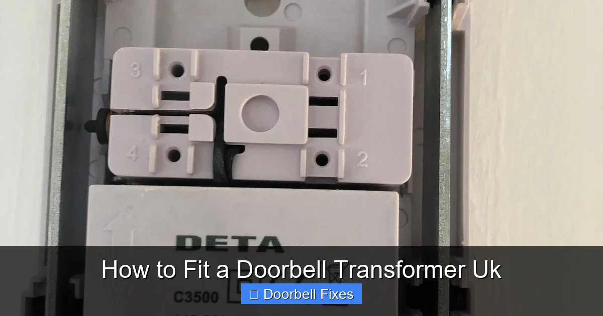 How to Fit a Doorbell Transformer Uk